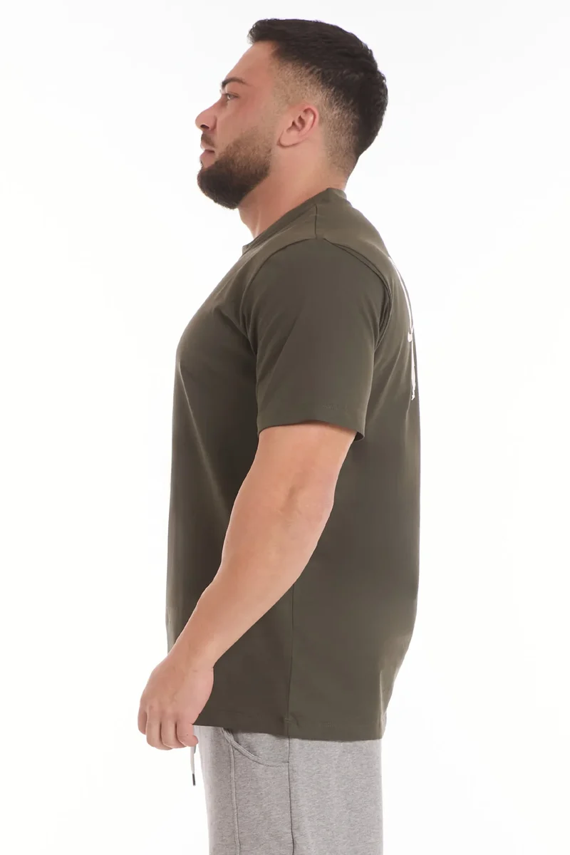 T-Shirt Uomo Street FGM04 Tag Verde Militare