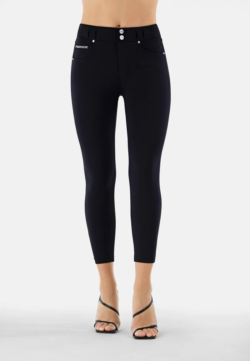 N.O.W. Comfort Mid Waist Skinny 7/8 Sculpt Tech Leggings - Black