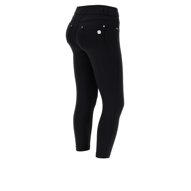N.O.W. Comfort Mid Waist Skinny 7/8 Sculpt Tech Leggings - Black