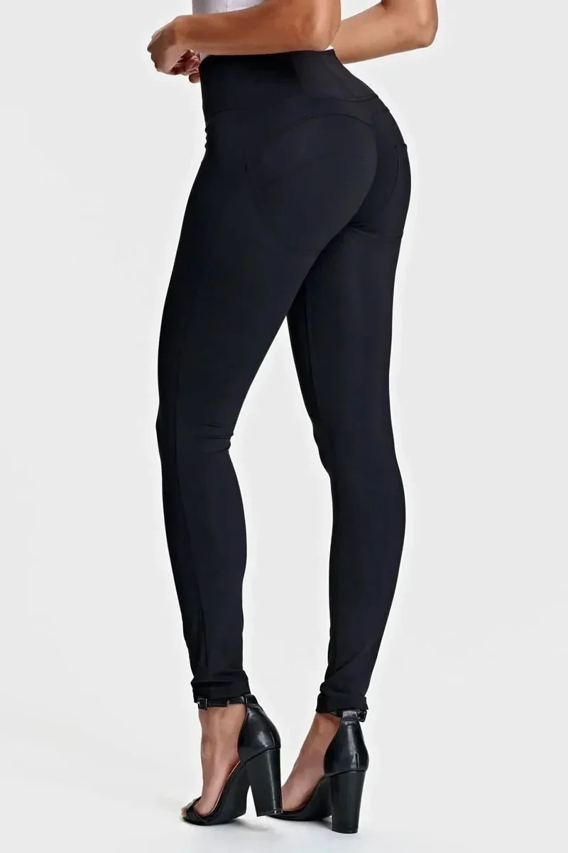 WR.UP Push-Up High Waist Skinny Sculpt Tech Leggings - Black