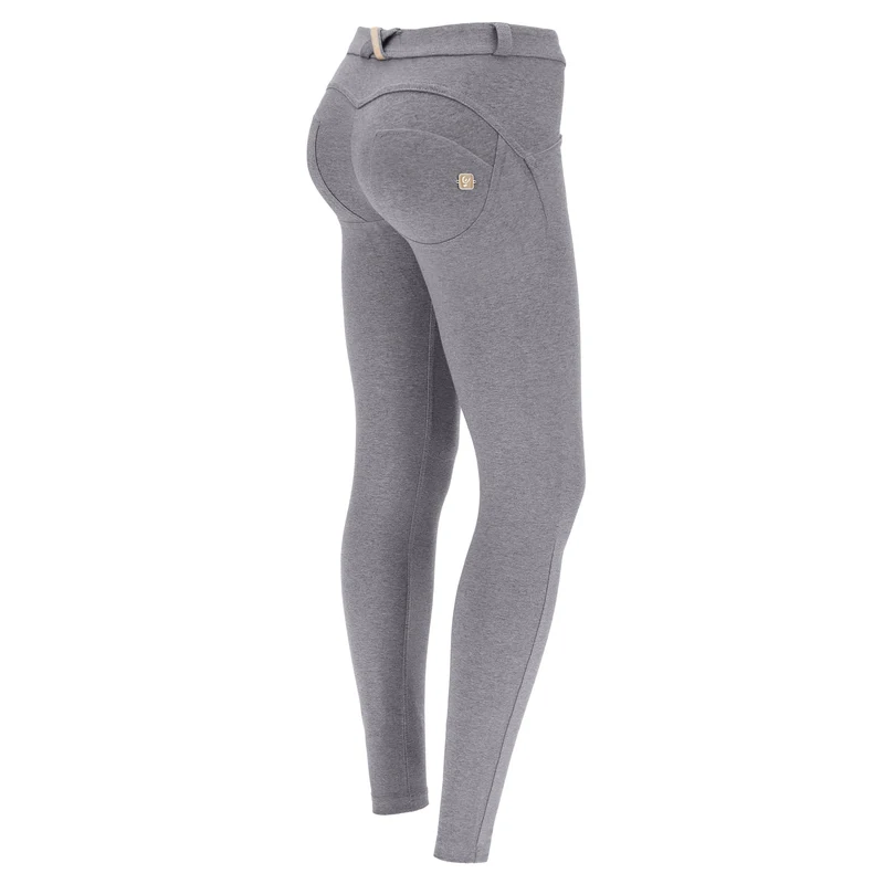 WR.UP Push-Up Regular Waist Skinny Pants - Medium Mélange Gray