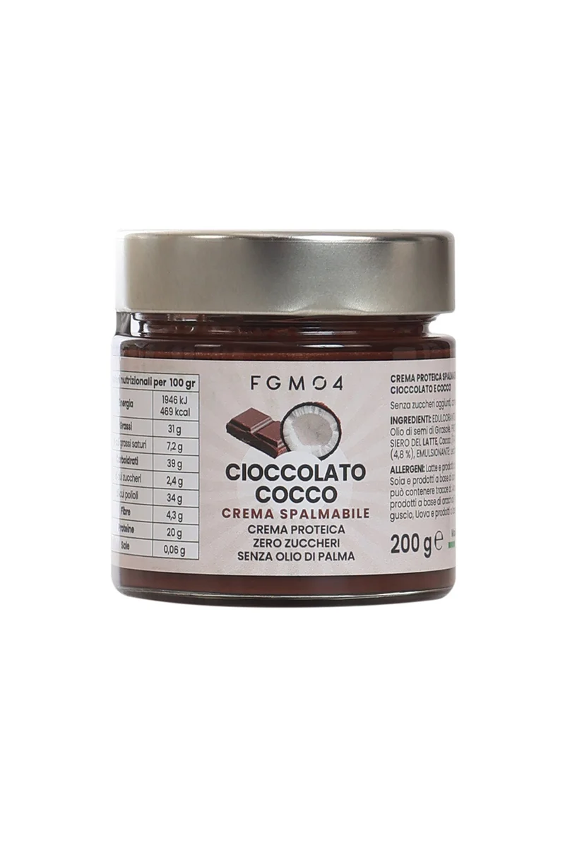 Crema Proteica Cioccolato Cocco - 200 g
