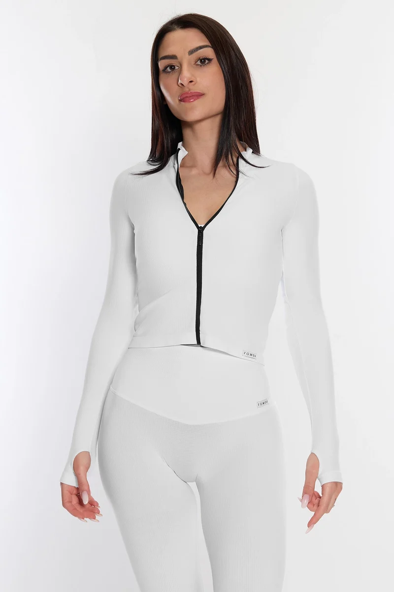 Felpa Calipso Bianco Costine