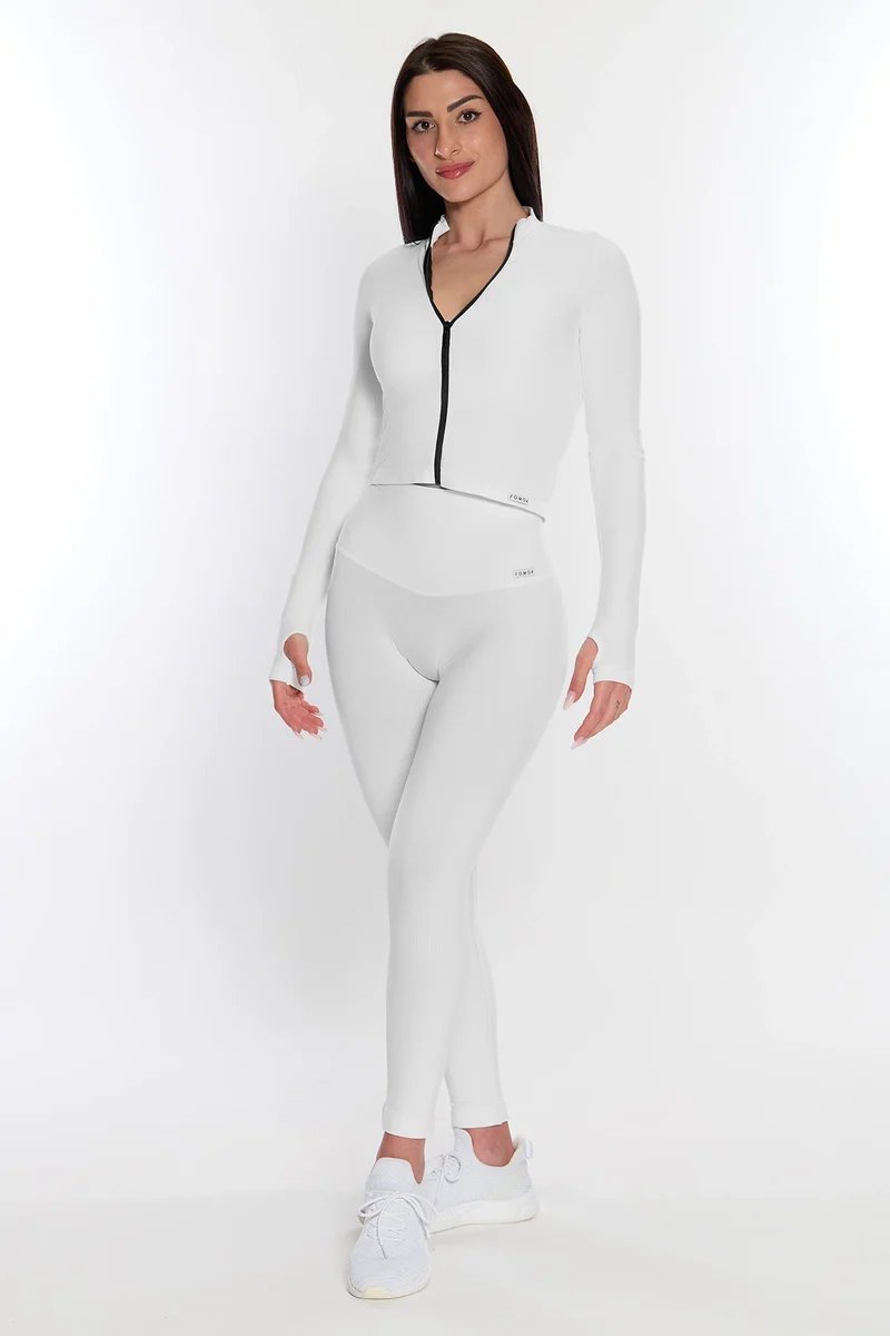 Felpa Calipso Bianco Costine