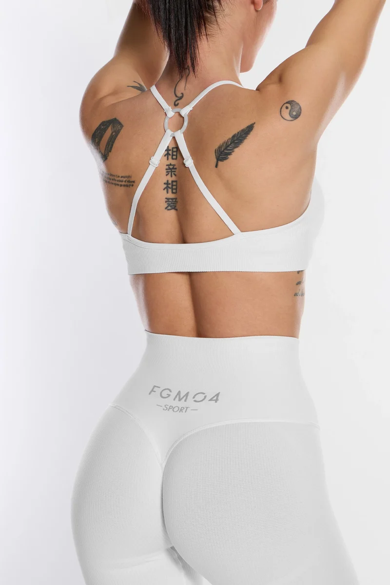 Top Calipso Ring Bianco Costine