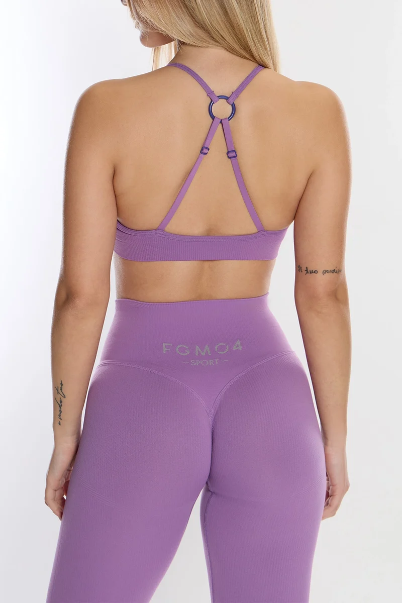 Top Calipso Ring Violetto Costine