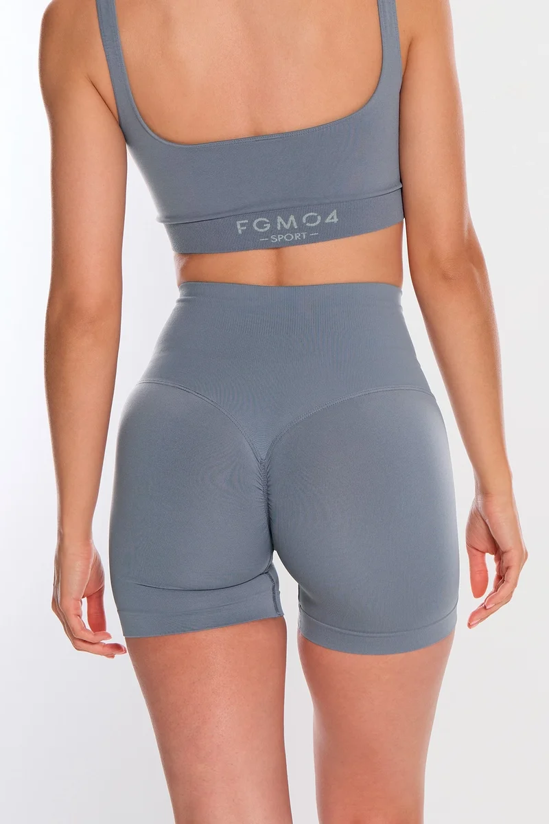 Shorts Push Up All-Up Blu Granito