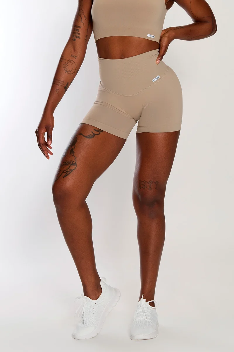 Shorts Push Up All-Up Sabbia