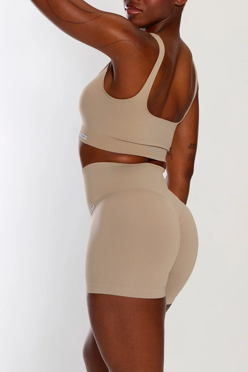 Shorts Push Up All-Up Sabbia