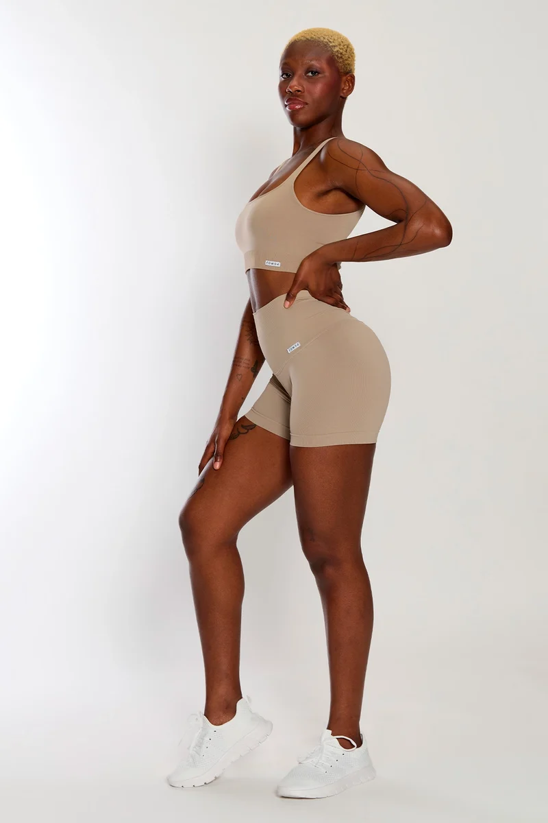 Shorts Push Up All-Up Sabbia