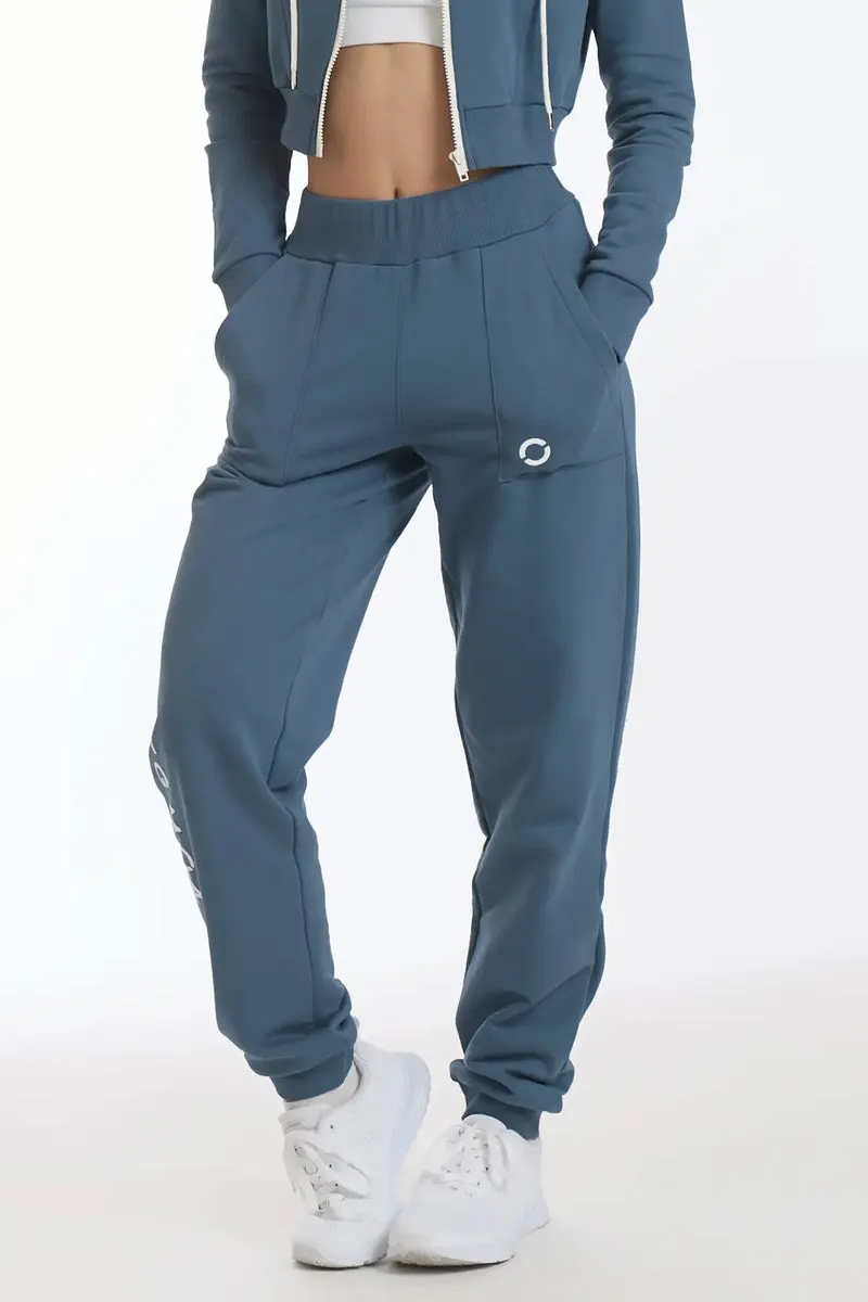 Jogger Donna Slim Ikonic Blu Stellare