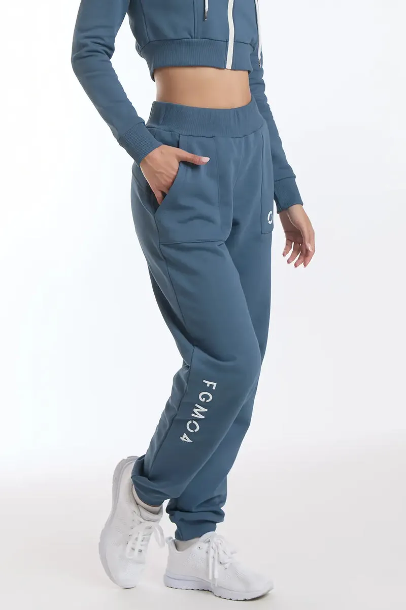 Jogger Donna Slim Ikonic Blu Stellare