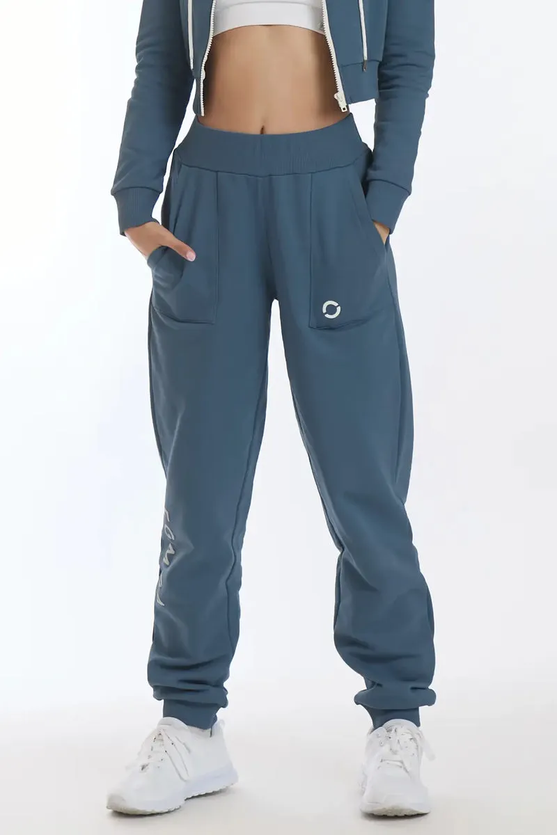 Jogger Donna Slim Ikonic Blu Stellare