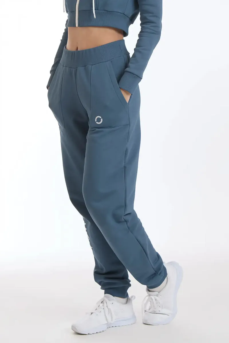 Jogger Donna Slim Ikonic Blu Stellare