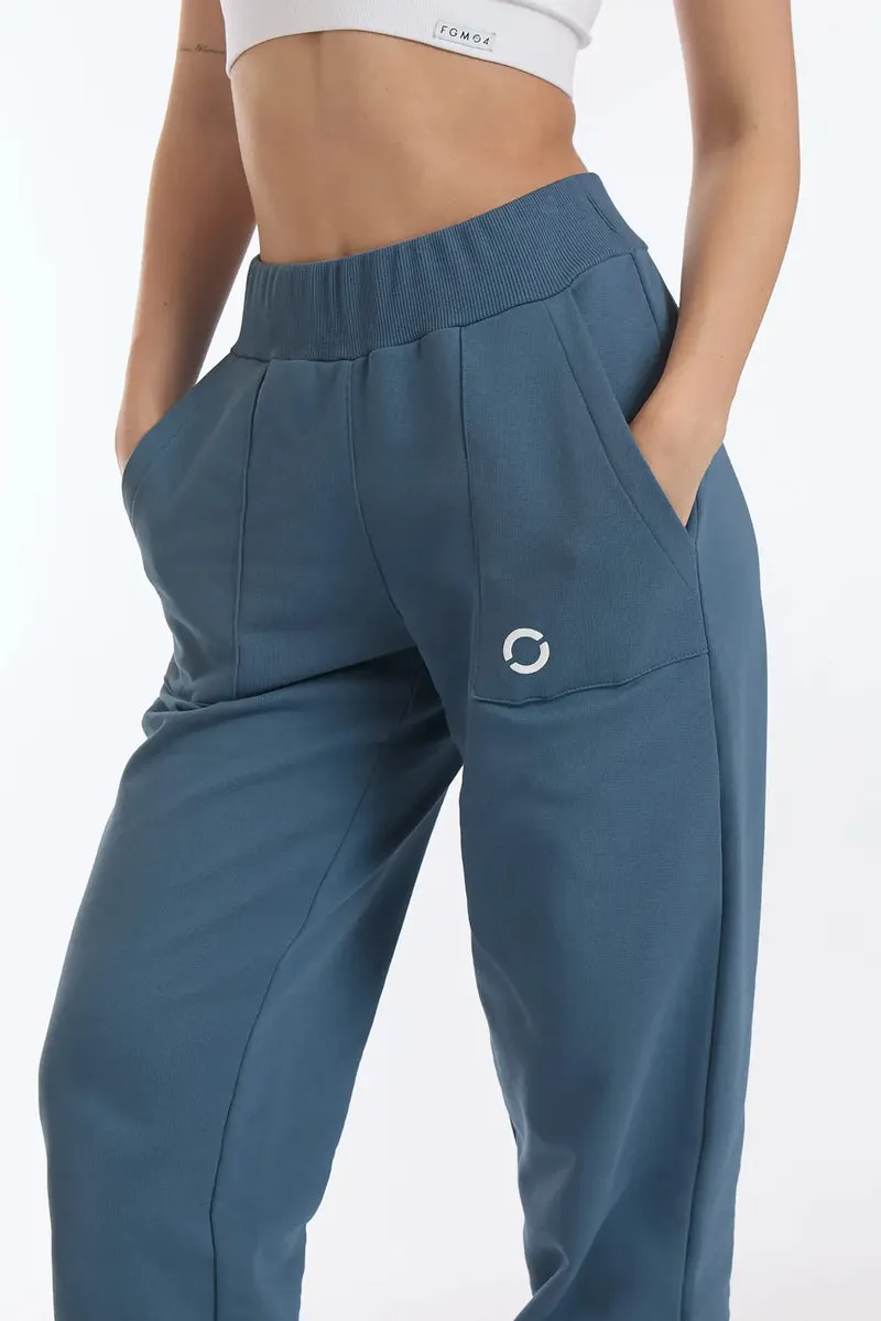 Jogger Donna Slim Ikonic Blu Stellare
