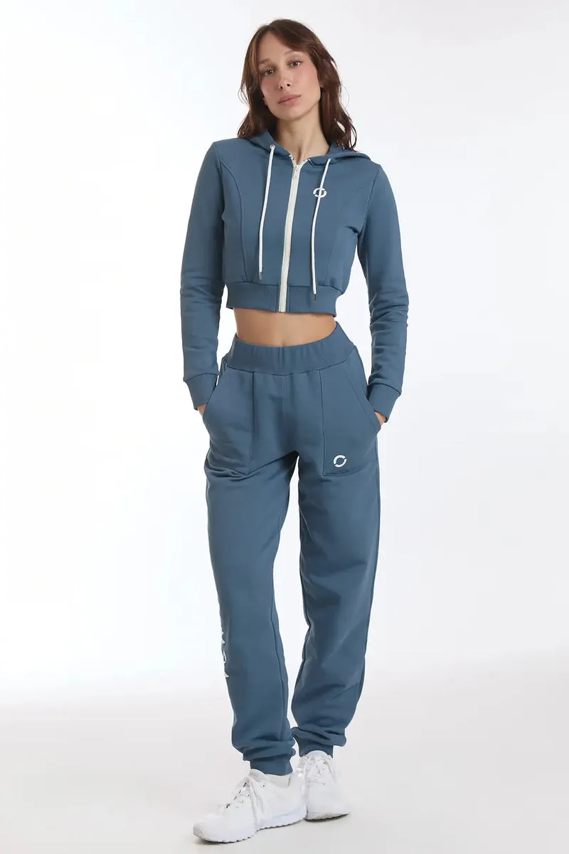 Jogger Donna Slim Ikonic Blu Stellare