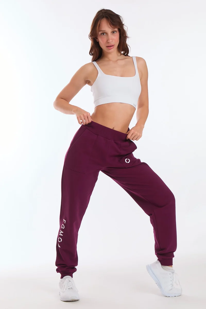 Jogger Donna Slim Ikonic Dark Purple