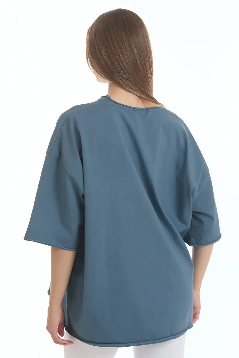 Maglia Donna WorkOut Extra Large Blu Stellare