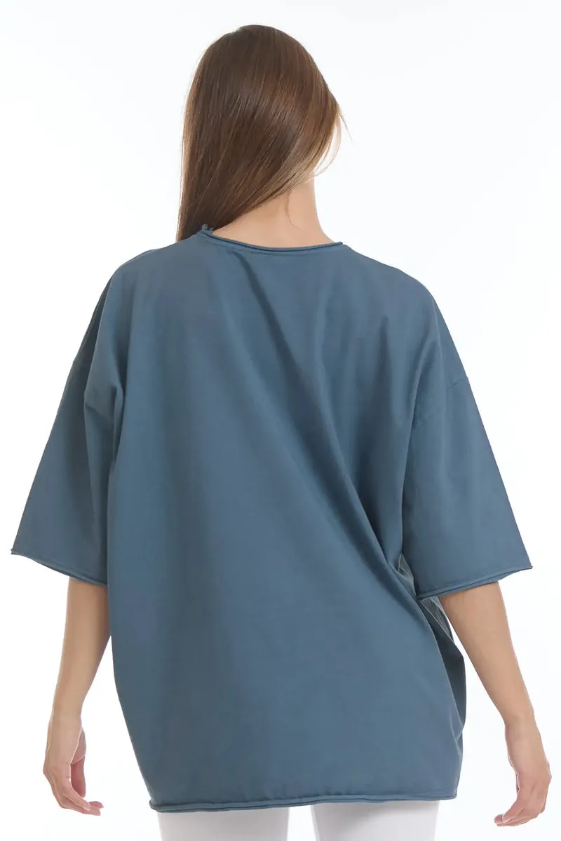 Maglia Donna WorkOut Extra Large Blu Stellare