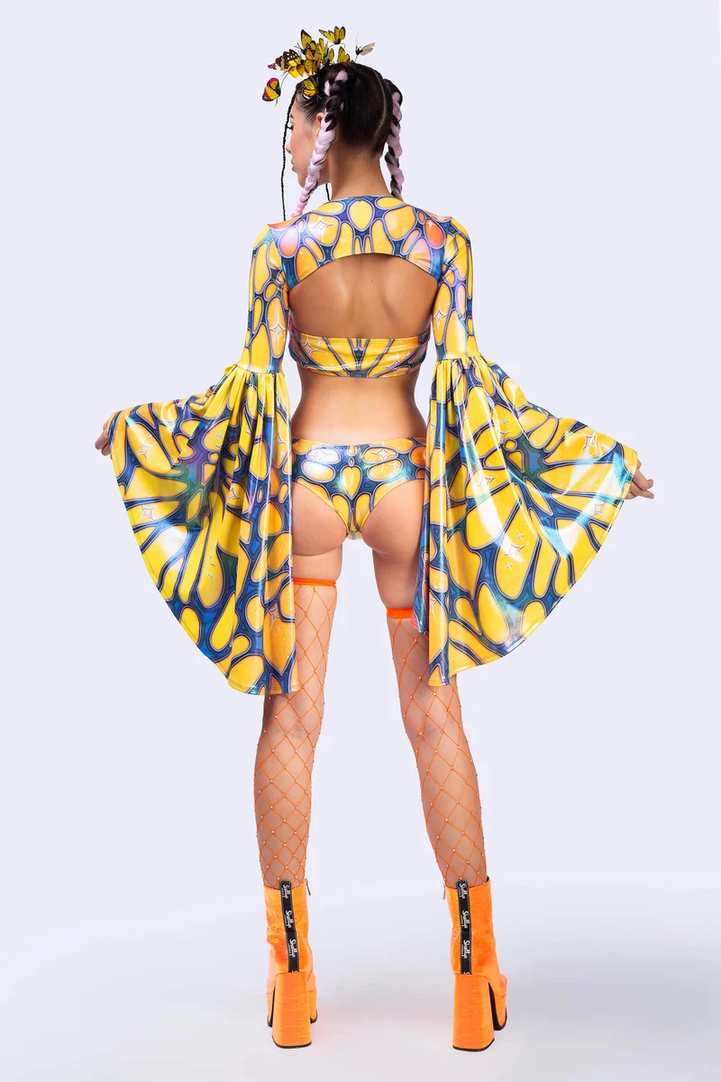 Flight Risk Peachy 2-Piece Shrug Top