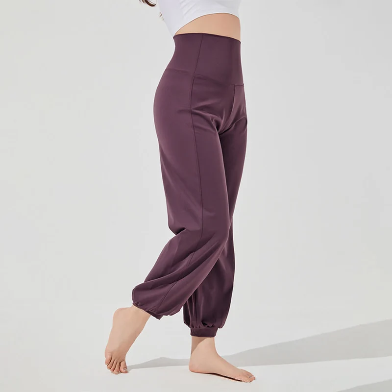 Olivenorma High Waist Ankle Length Harem Loose Yoga Pants Women's Pants