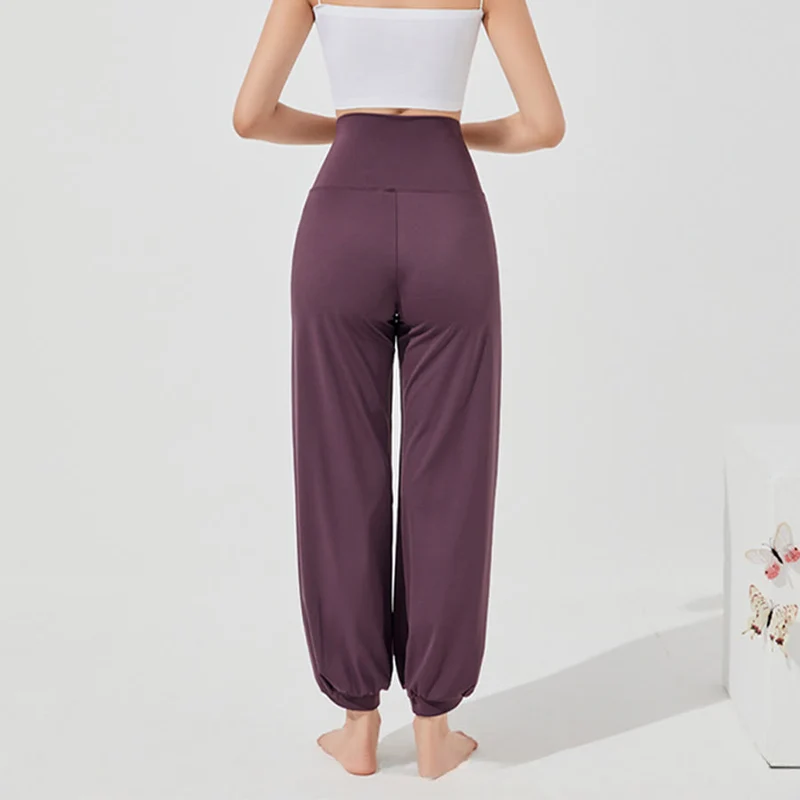 Olivenorma High Waist Ankle Length Harem Loose Yoga Pants Women's Pants