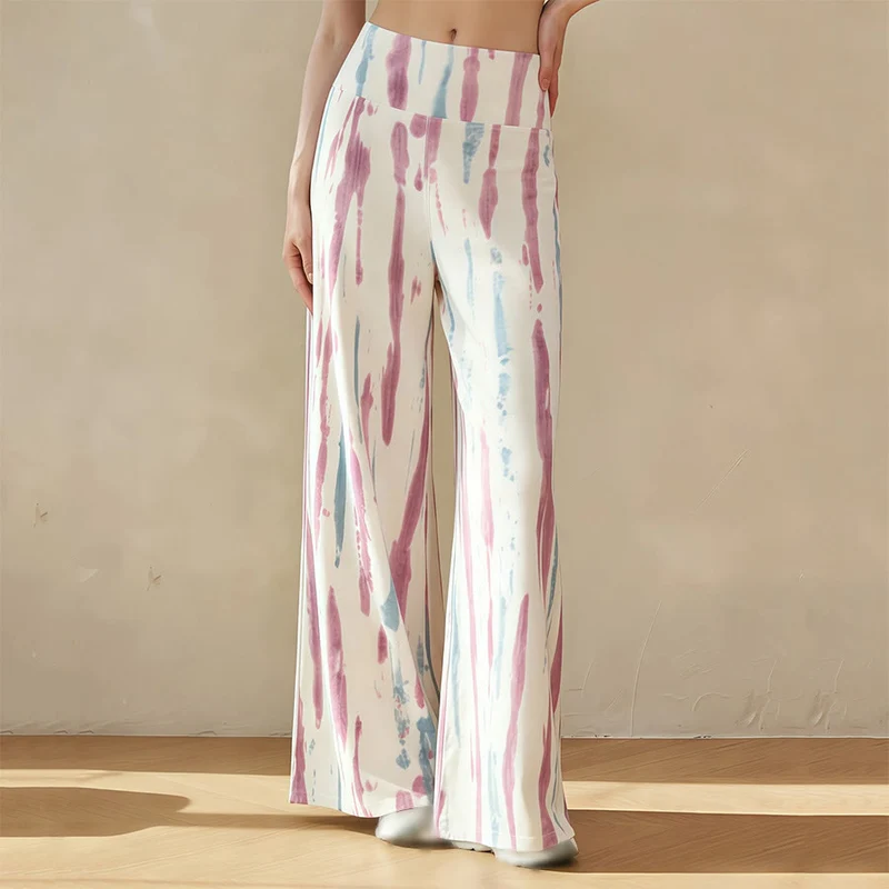 Olivenorma High Waist Wide Leg Flowy Casual Yoga Damenhose