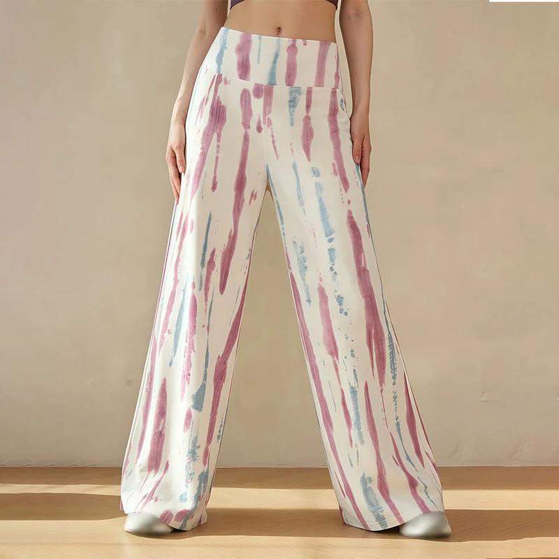 Olivenorma High Waist Wide Leg Flowy Casual Yoga Damenhose