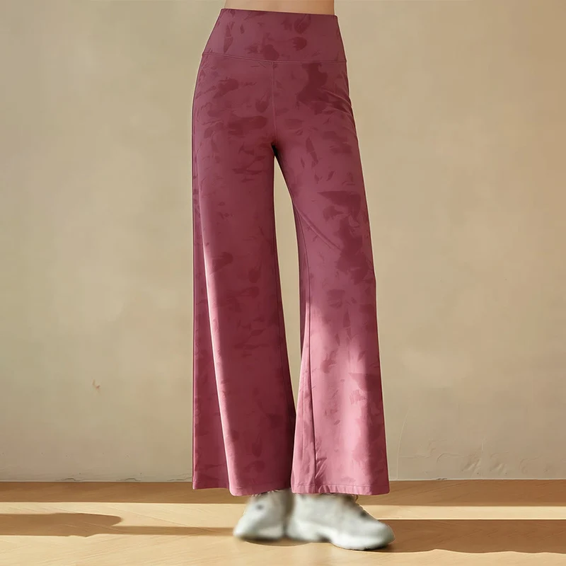 Olivenorma High Waist Wide Leg Flowy Casual Yoga Damenhose