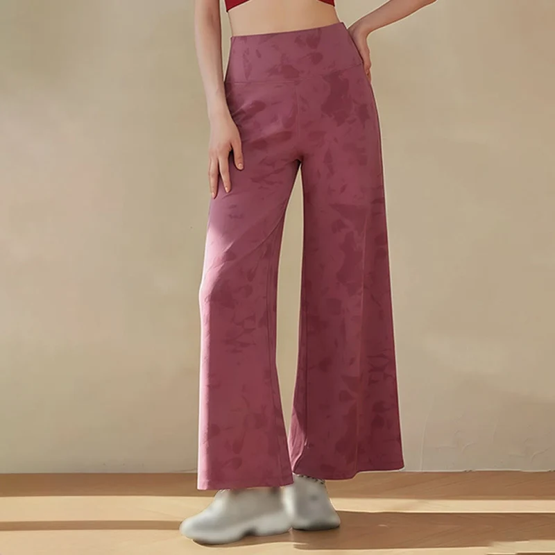 Olivenorma High Waist Wide Leg Flowy Casual Yoga Damenhose