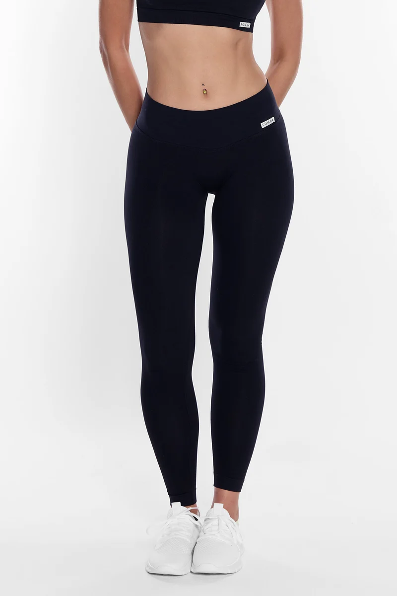 Leggings Push Up a Vita Bassa Allure Nero