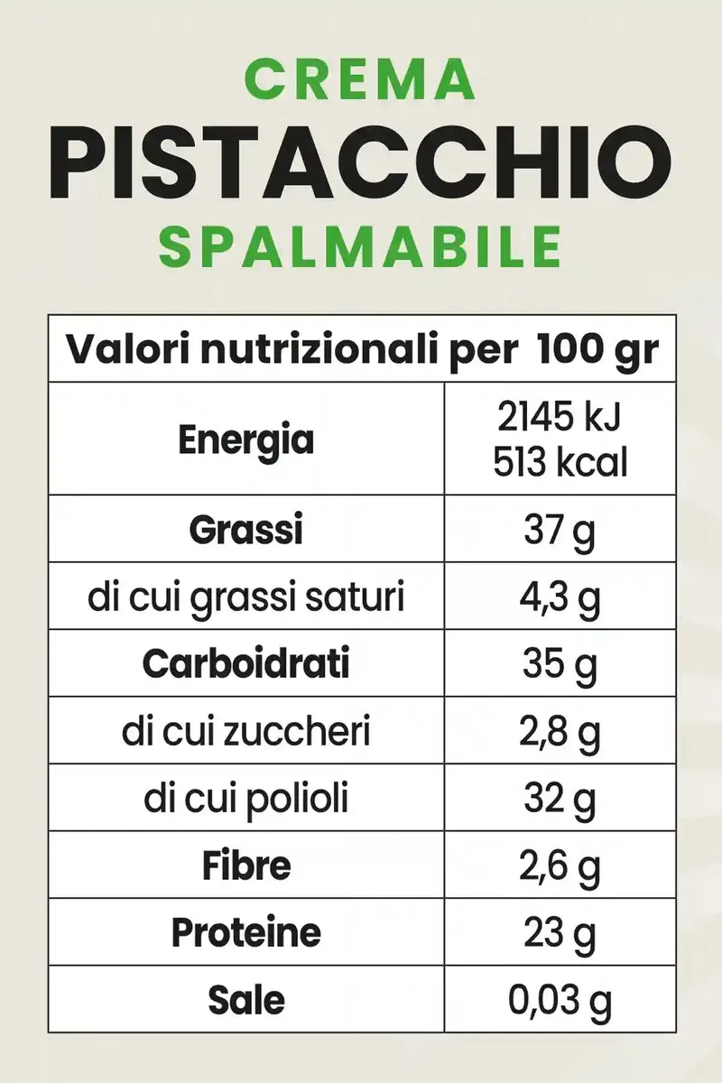 Crema Proteica Pistacchio - 200 g