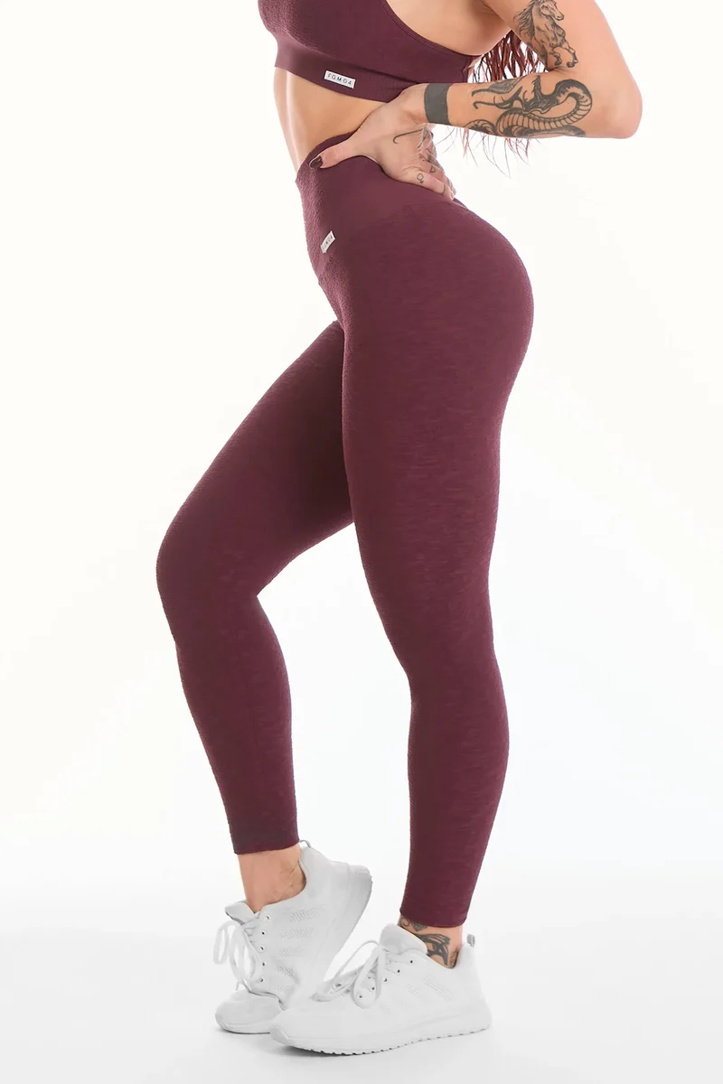 Leggings Push Up Materia Viola Melanzana