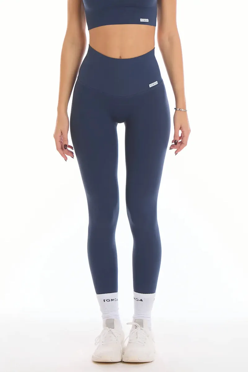 Leggings Push Up All-Up Blu Indaco
