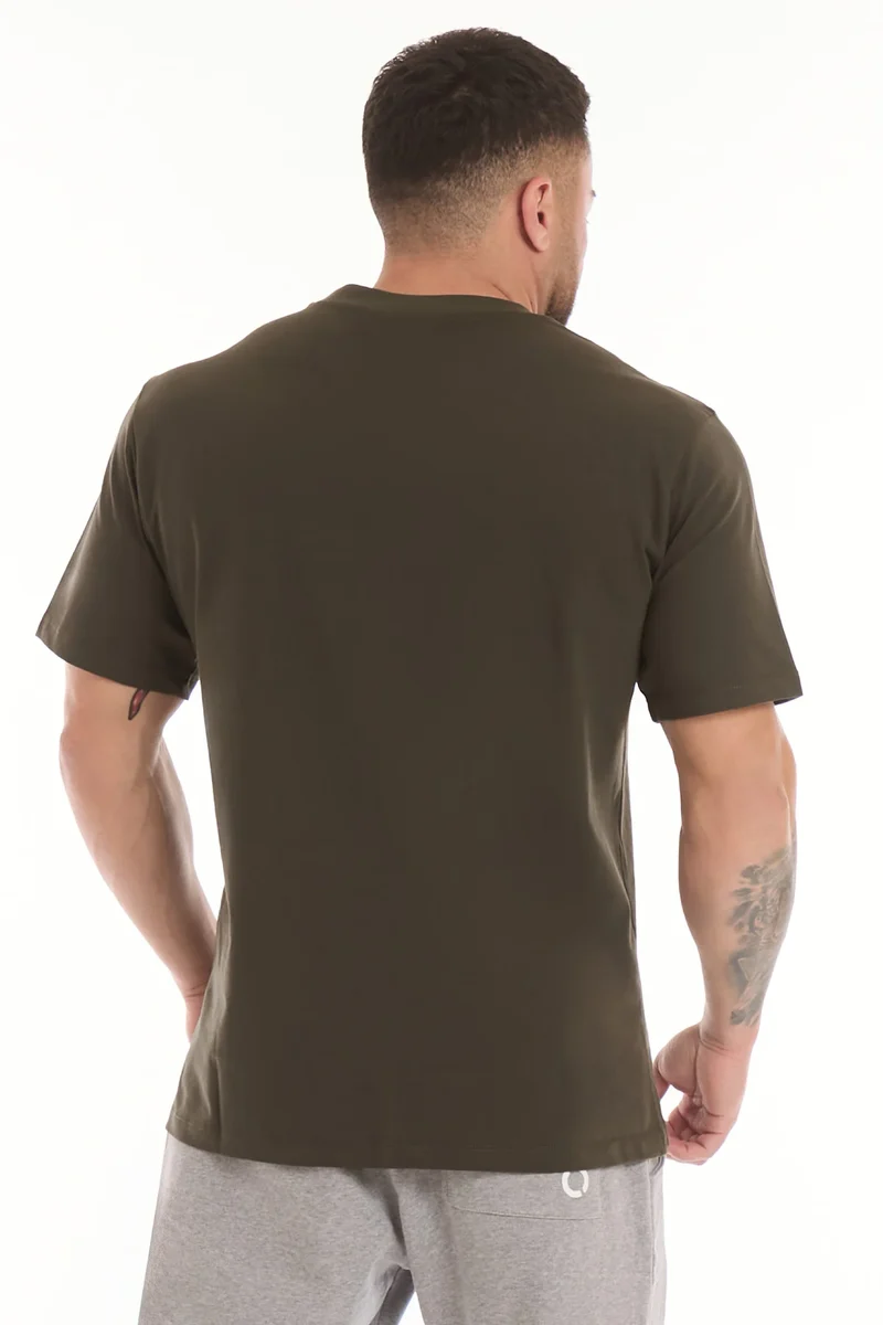 T-Shirt Uomo Gym FGM04 Verde Militare