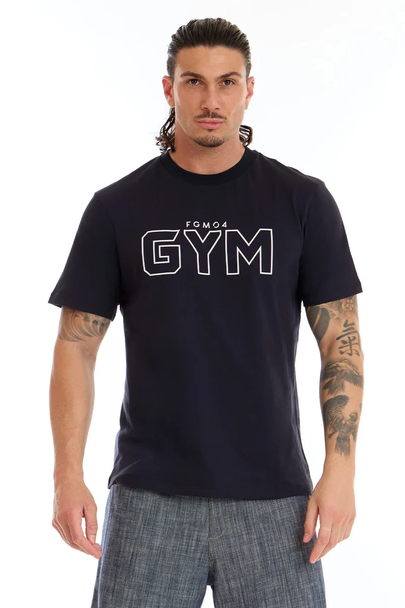 T-Shirt Uomo Gym FGM04 Blu