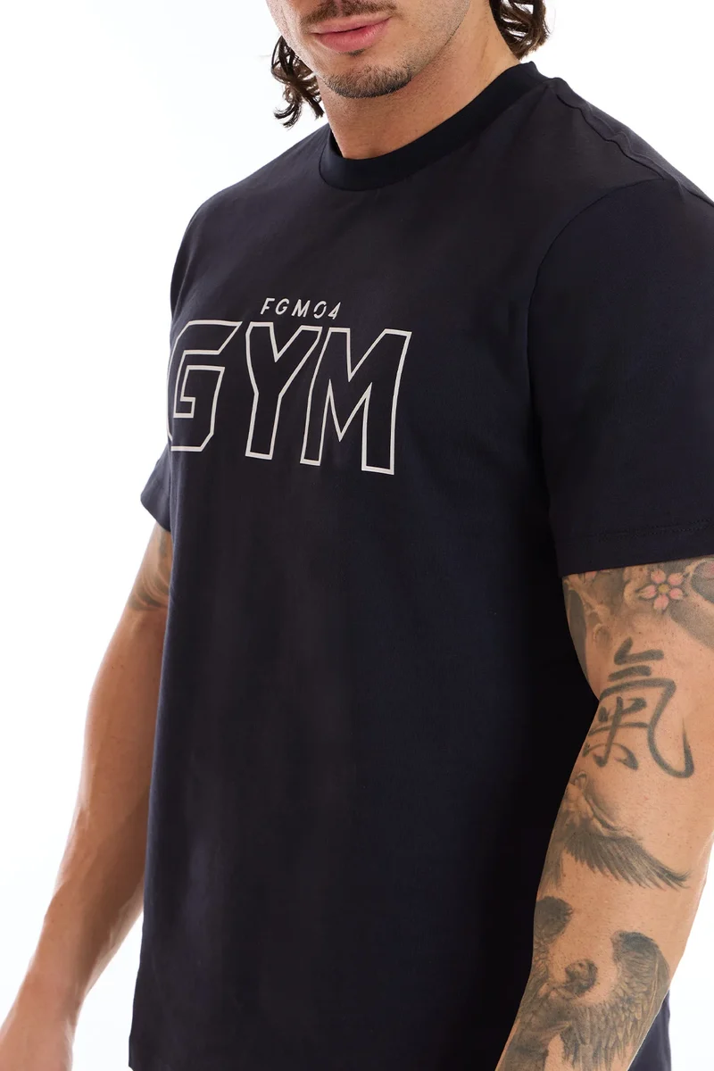 T-Shirt Uomo Gym FGM04 Blu