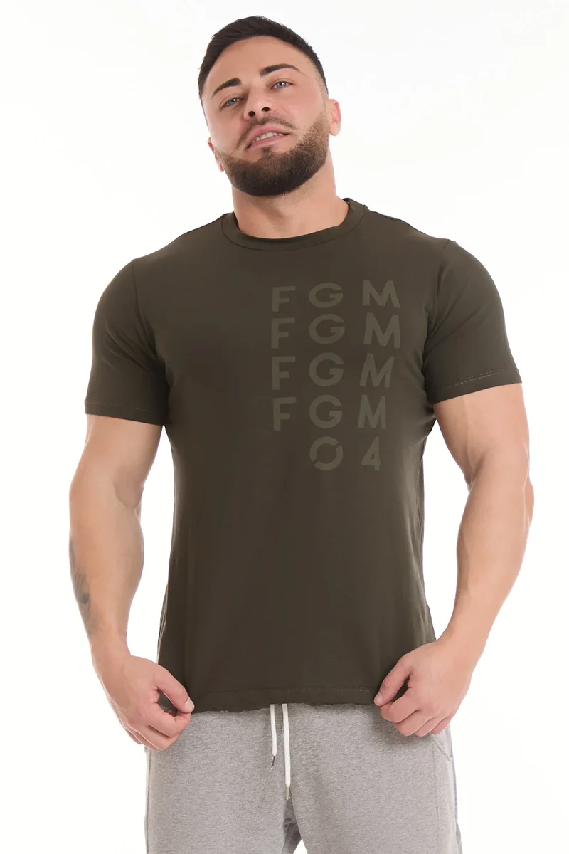 T-Shirt Uomo Shadow FGM04 Verde Militare