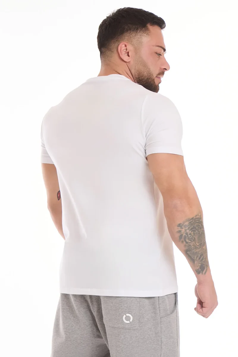 T-Shirt Uomo Shadow FGM04 Bianco