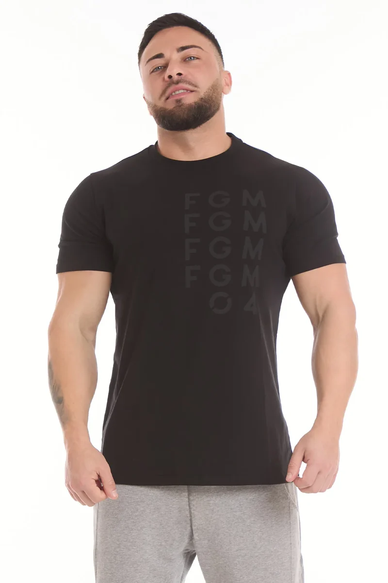 T-Shirt Uomo Shadow FGM04 Nero