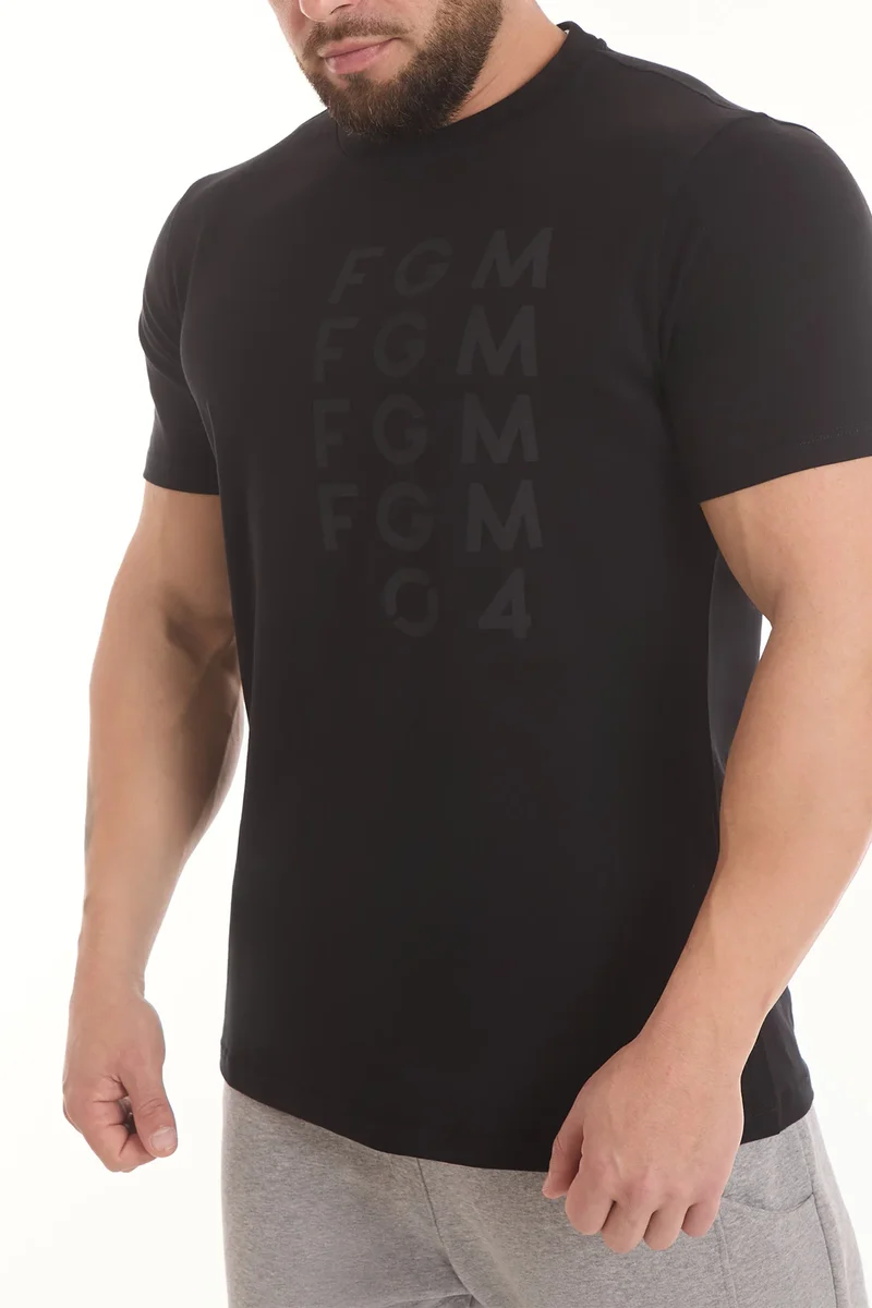 T-Shirt Uomo Shadow FGM04 Nero