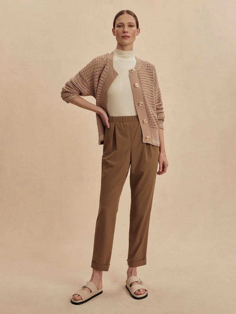 Lightweight Stretch Pleated Travel Pant Regular