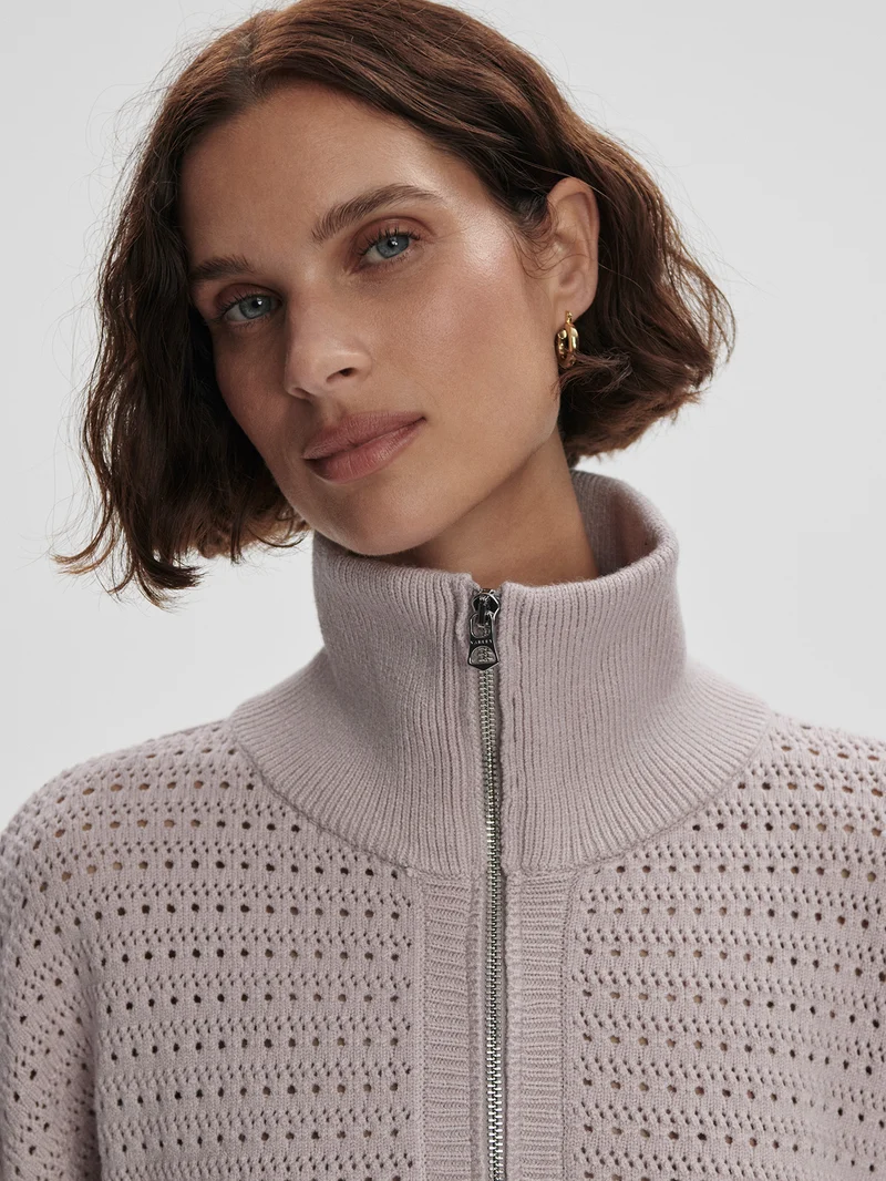 Darla Half Zip Knit