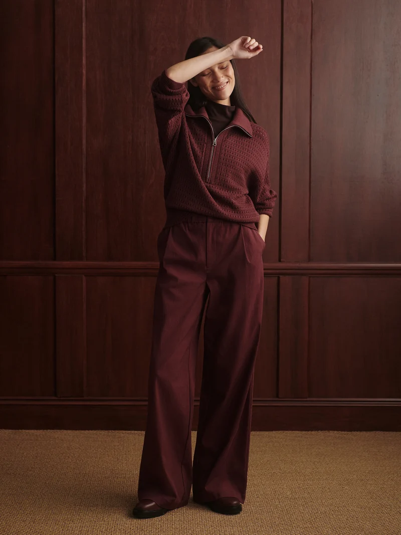 Darla Half Zip Knit