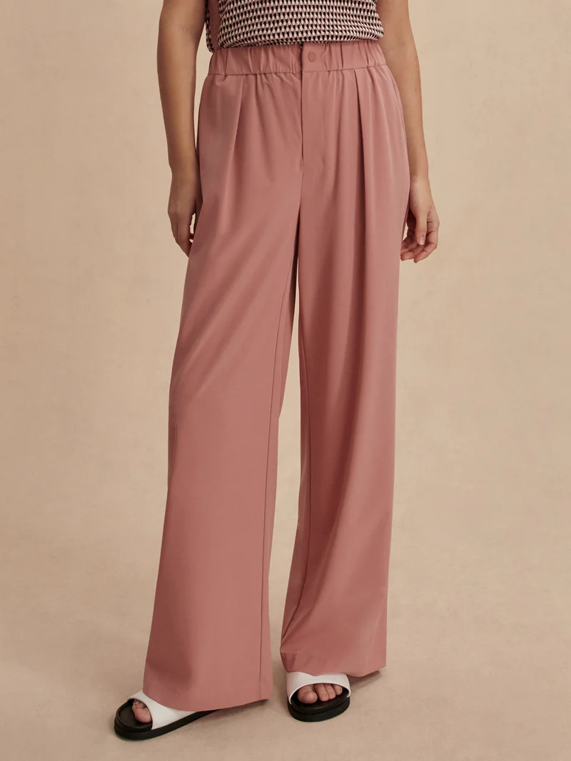 Lightweight Stretch Wide Leg Travel Pant Regular