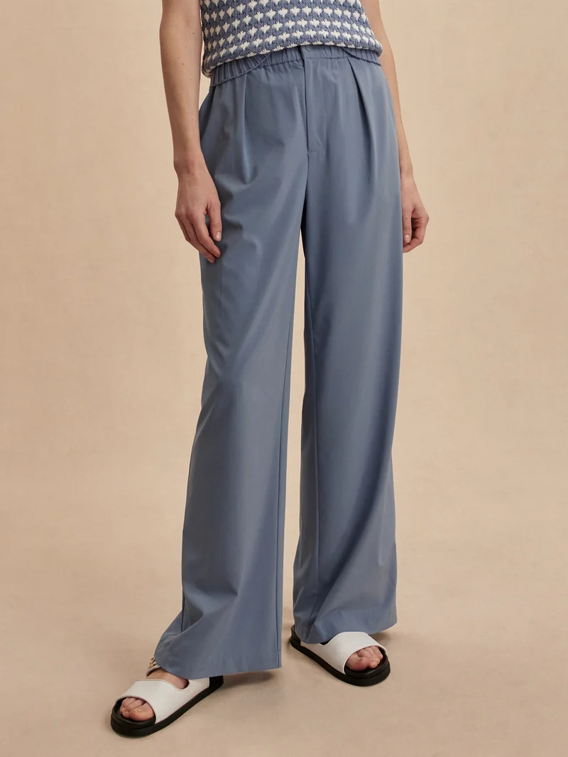 Lightweight Stretch Wide Leg Travel Pant Regular
