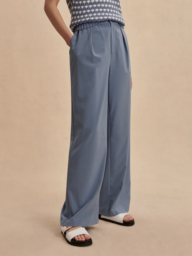 Lightweight Stretch Wide Leg Travel Pant Regular