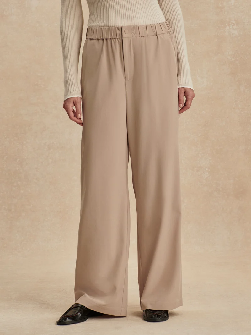 Lightweight Stretch Wide Leg Travel Pant Regular