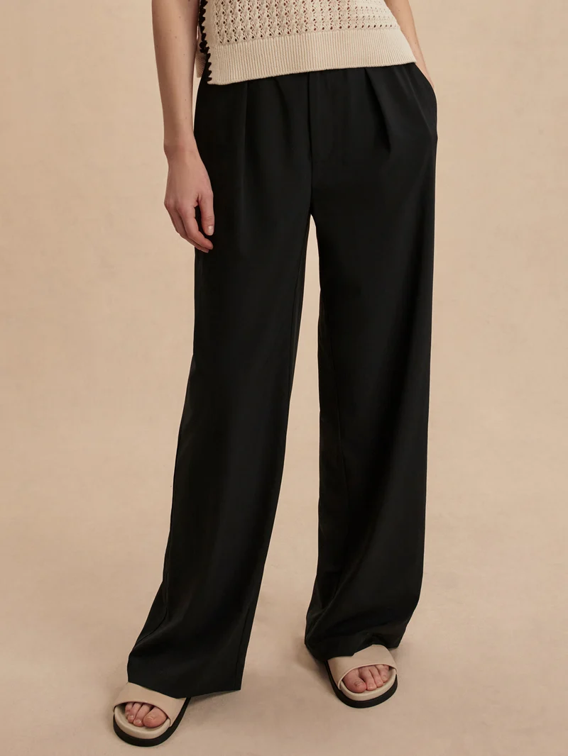 Lightweight Stretch Wide Leg Travel Pant Regular