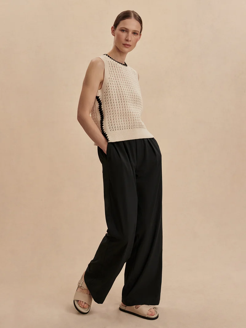 Lightweight Stretch Wide Leg Travel Pant Regular